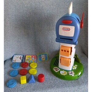 Little Tikes Learn & Play My First Mailbox Colors Shapes Numbers Pretend Playset